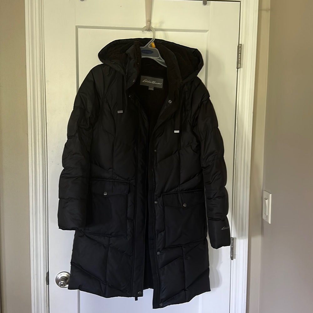 Eddie Bauer women’s black parka